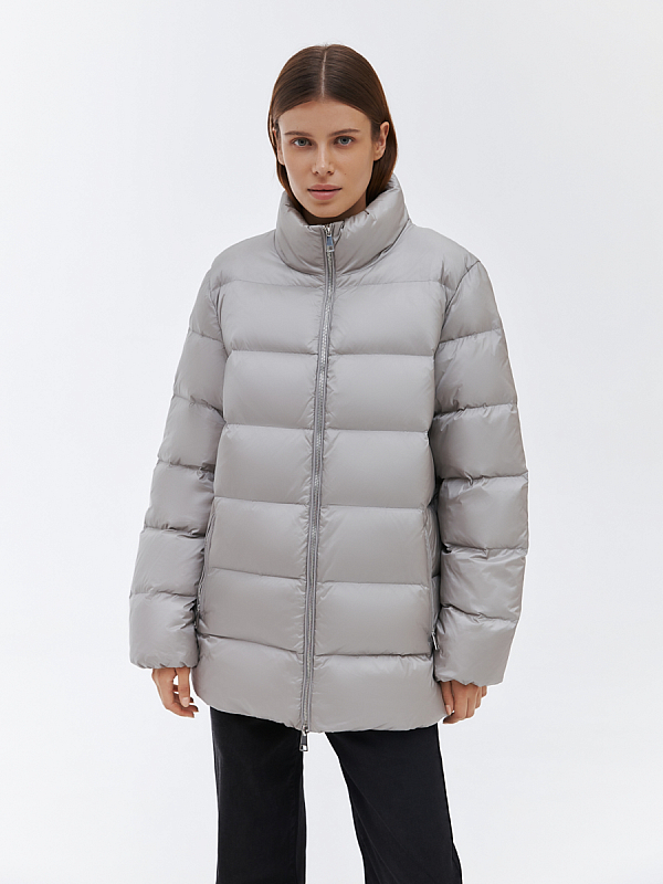 Oversize куртка с воротником