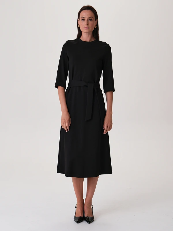 Трикотажное платье миди