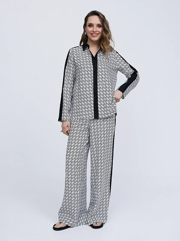 Рубашка принтованная