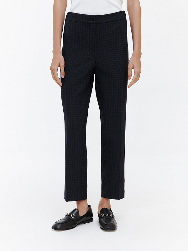 Укороченные брюки со стрелками