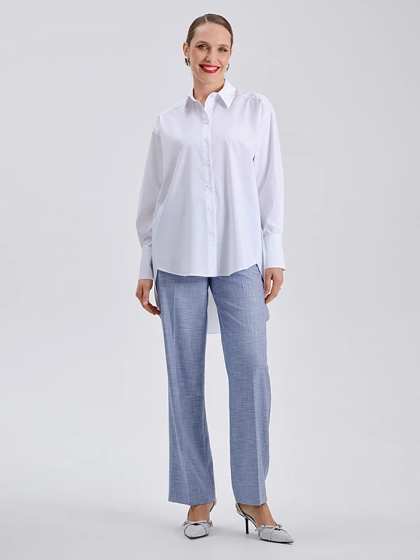 Рубашка свободного кроя