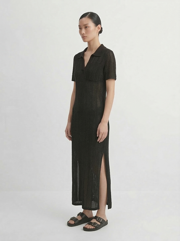 Платье вязаное трикотажное