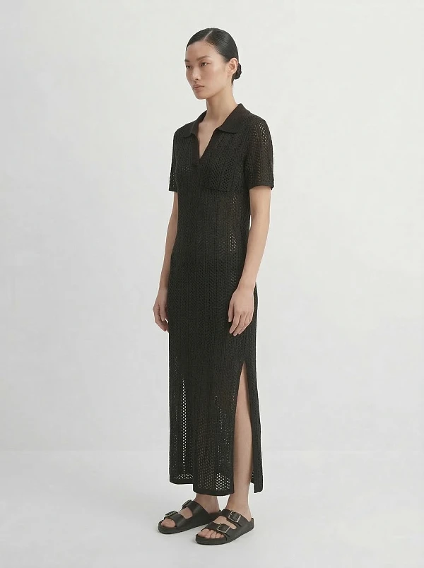 Платье вязаное трикотажное