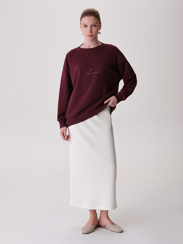 Oversize свитшот с принтом Oversize свитшот с принтом