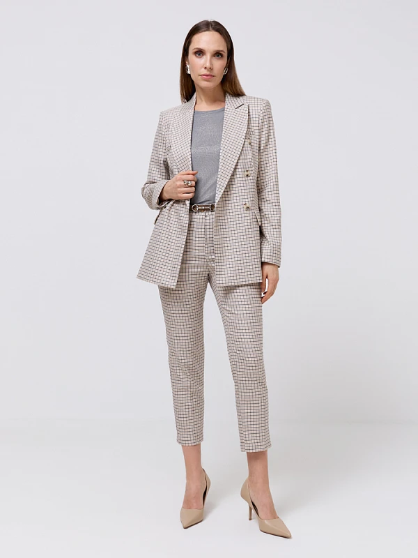 Жакет двубортный