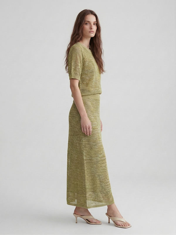 Юбка вязаная трикотажная