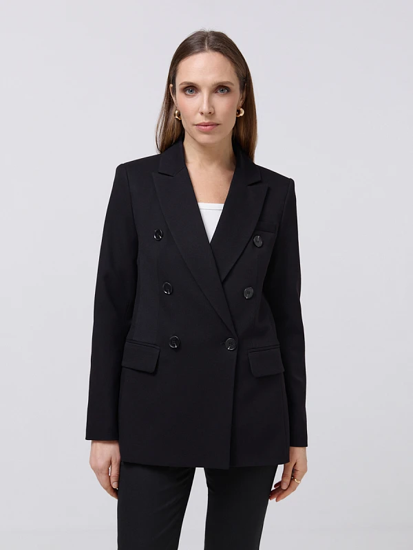 Жакет двубортный