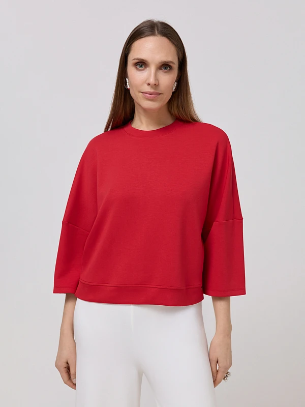 Лонгслив свободного кроя